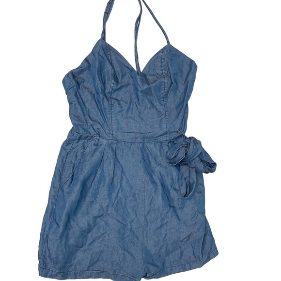 NWT Lulu’s tencel strappy romper shorts size XS - Picture 3 of 8